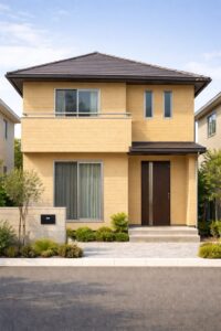 徳島市 外壁塗装 イエローベージュ イメージ